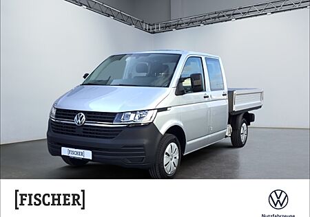 VW T6 .1 Transporter Pritsche Doka lang 2.0 TDI DAB TEMP