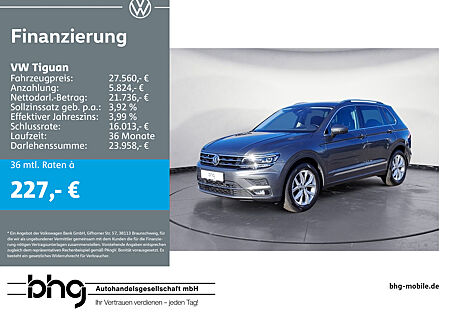 VW Tiguan Highline 1.5 TSI DSG Highline HUD