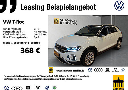 VW T-Roc 1.5 TSI Style DSG *AHK*NAV*LED+*ACC*SHZ*