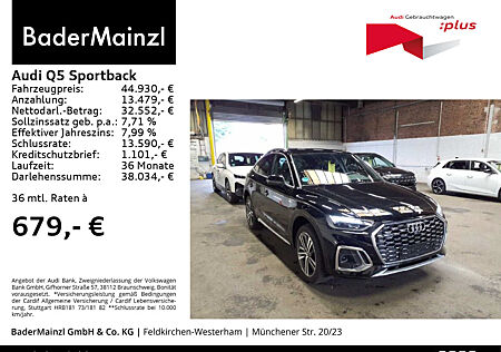 Audi Q5 Sportback 40 TFSI quattro S line Navi ACC AHK