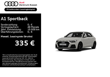 Audi A1 Sportback 25 TFSI S line LED Carplay PDC+