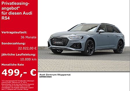 Audi RS4 AVANT KAMERA PANO LED AHK BANG OLUFSEN HUD El. Panodach Navi Leder digitales Cockpi Avant