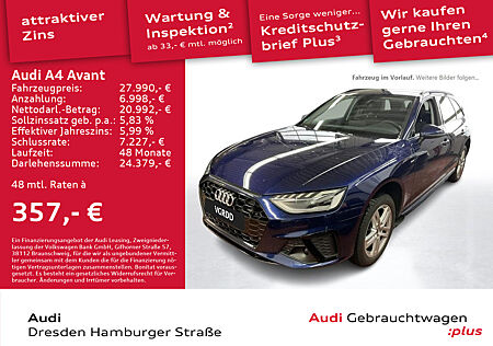 Audi A4 Avant 35 TDI S line Matrix Navi Standhz. DAB