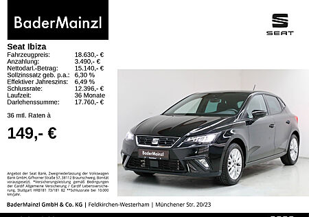 Seat Ibiza 1.0 TSI FR LED Navi AAC SHZ Virtual Alu