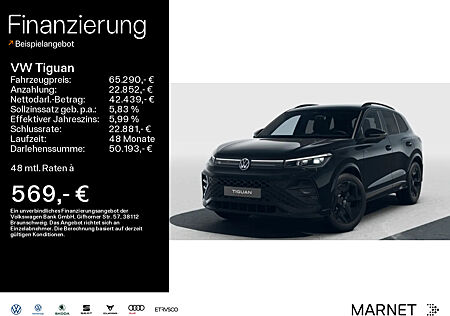 VW Tiguan R-Line 2.0*AHK*PANO*LEDER*IQ*NAVI*BLACK-S