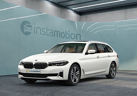 BMW 520 Luxury Line Mild Hybrid EU6d d Touring Park-Assistent HUD Luftfederung AD AHK-klappbar