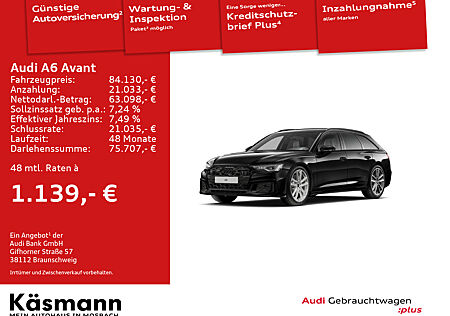 Audi A6 Avant 50TDI quattro S line B&O 360 MATRIX ACC