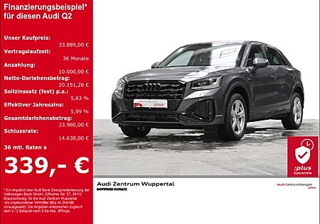 Audi Q2 35 TFSI S-LINE KAMERA LED SHZ PDC VO HI GARANTIE OPTIKPAKET SCHWARZ NAVI BLUETOOTH