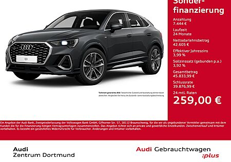 Audi Q3 Sportback 45 quattro S LINE PANO AHK CAM LM19