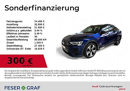 Audi e-tron 55 quattro S-LINE/MATRIX LED/B&O/PANO/AHZ