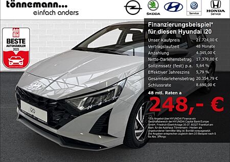 Hyundai i20 FACELIFT T-GDi TREND DCT+VOLL-LED-SCHEINW.+NAVI+RÜCKFAHRKAMERA+FERNLICHTASSISTENT