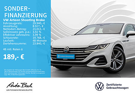 VW Arteon Shootingbrake 2.0 TSI DSG R-Line, Navi, LED, App-Connect, ParkAssist, ACC, Klima