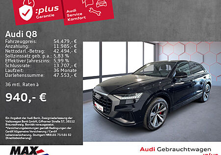 Audi Q8 55 TFSI e QUATT S LINE HD MATRIX+NAV+LUFT+HUD