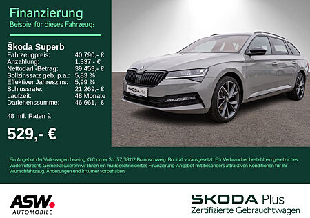 Skoda Superb Combi Sportline 4x4 2.0 TDI DSG AHK PANO