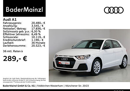 Audi A1 25 TFSI Virtual SHZ Kam.