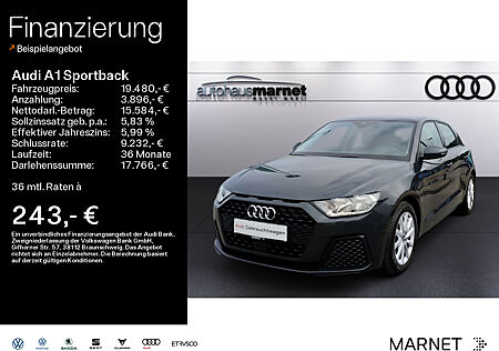 Audi A1 Sportback 35 TFSI*Klima*Alu*Einparkhilfe* Connect*Bluetooth*Sitzheizung