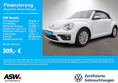 VW Beetle Cabriolet Design 1.2TSI Nav PDC SHZ Leder