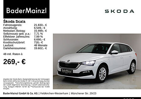 Skoda Scala 1.0 TSI Tour LED Kamera SHZ Navi Virtual