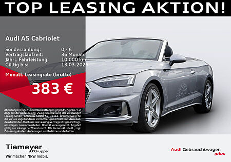 Audi A5 Cabriolet 35 TDI ADVANCED AHK MATRIX SPORTSITZE ALCANTARA