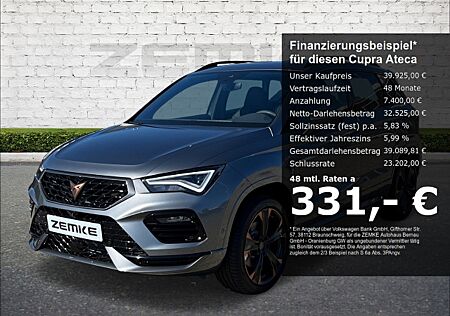 Cupra Ateca 2.0 TSI 4Drive AHK-klappbar Navi Leder digitales Cockpit Memory Sitze Soundsystem