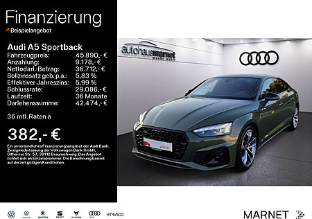 Audi A5 Sportback 40 TDI quattro S line*Navi*Matrix*Alu*HUD*AHK*PDC*Pano*Virtual Cockpit*Kamera