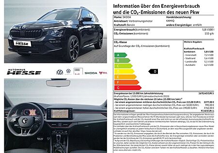 Skoda Kamiq 1,0 TSI DSG Monte Carlo, 18 Alu, Matrix, AHK, PGD, Kamera, PDC v+h, Navi