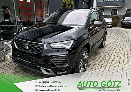 Seat Ateca FR DSG 5-Jah Garantie*19"Alu* AHK-Vorb.*Navi*DAB*VZE*LED*ACC*SmartLink*DigiCockpit*elektr. Heckkl.*Kamera*ParkAssist*Kessy*BlindSpot*Freispr.*Sitzheiz*PDC*vo+hi*Alu*LichtAssist*SpurAssist*Connect*Sunset*ZV-Funk*4xEFH*Ladeboden*Lenkradheiz*beheiz.Frontscheibe*Nebel*Reserverad*Armlehne*Metallic