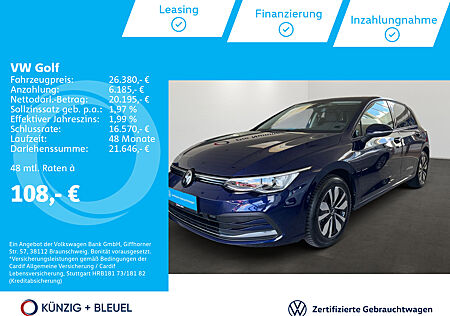 VW Golf VIII Move 1.0 eTSI DSG Navi LED Anschlussgarantie