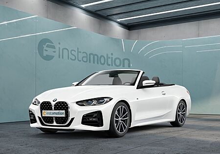 BMW 420 M Sport EU6d i Cabrio Laserlicht Sportpaket Navi Leder digitales Cockpit Memory Sitze