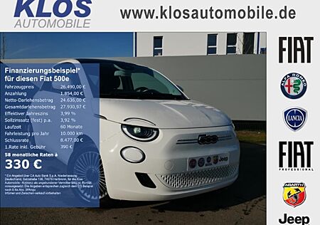 Fiat 500E ICON 42kWh GLASDACH MAGICEYE WINTER PARK KOMFORT NAVI ALU