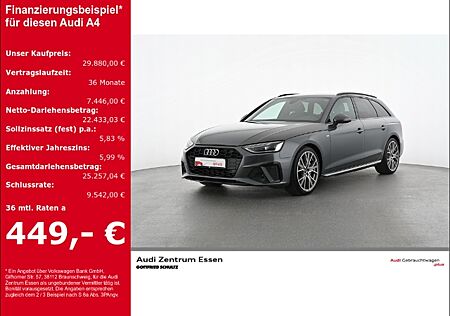 Audi A4 Avant 40 TFSI S-LINE S-TRONIC LED B&O PLUS SHZ RÜFA PDC MUFU