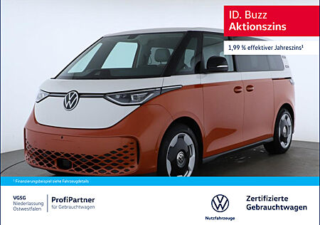 VW ID.BUZZ Pro Weiß/Energetic Orange AHK Bluetooth