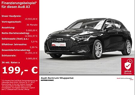 Audi A3 Sportback 35 TFSI AHK DAB LED PDC GARANTIE PARK ASSIST SMARTPHONE INTERFACE