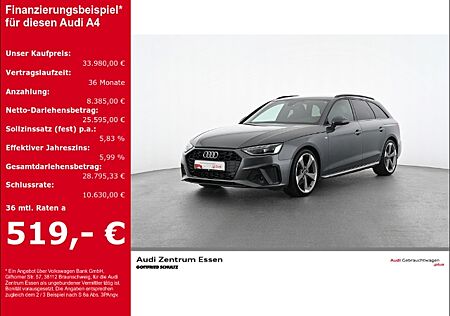 Audi A4 Avant 40 TFSI S-LINE S-TRONIC AHK LED PLUS SHZ RÜFA PDC MUFU FSE