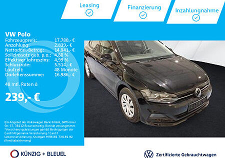 VW Polo Comfortline 1.0 TSI DSG Navi PDC