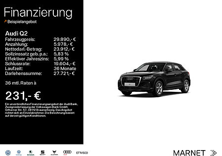 Audi Q2 35 TFSI*Navi*LED*Alu*Einparkhilfe*Virtual Cockpit*Start/Stop*Sitzheizung