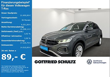 VW T-Roc PDC Navi ACC Life 1.0 TSI LED NAVI Einparkhilfe