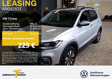 VW T-Cross 1.0 TSI DSG MOVE VIRTUAL KAMERA LED SITZHZ