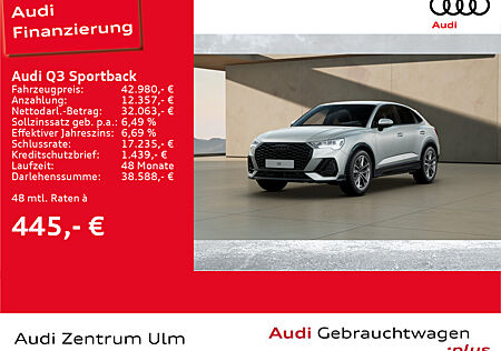 Audi Q3 Sportback S line 35 TFSI S tronic AHK NAV 19"