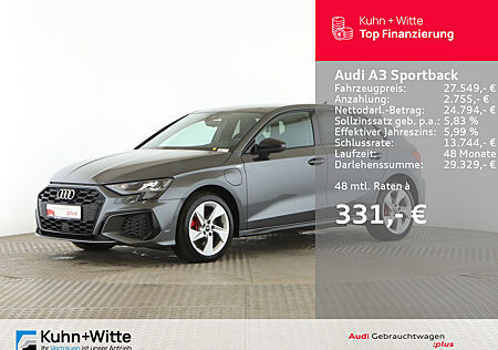 Audi A3 Sportback 45 TFSIe S line *LED*RFK*MMI-Plus*DC*