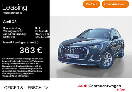 Audi Q3 40 TFSI quattro advanced*VIRTUAL*KLIMA*PDC*NAVI-PLUS*SHZ*AHK*KAMERA*LEDER