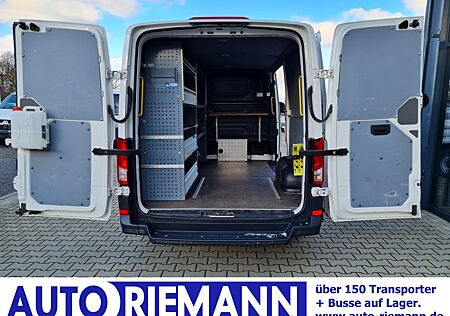 VW Crafter Kasten flach MR KLIMA STHZ REGALE KOMFORT