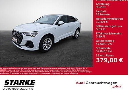 Audi Q3 Sportback 45 TFSI S tronic quattro S line NaviPplus Matrix OptikPaket-schwarz 18-Zoll GRA ACC SHZ APS-Plus Kamera