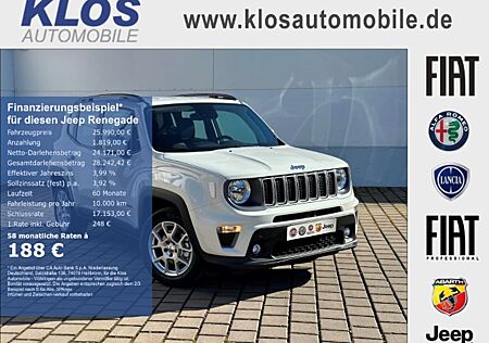 Jeep Renegade LIMITED e-HYBRID 1.5 GSE DCT WINTER KAMERA