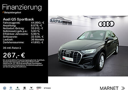 Audi Q5 Sportback advanced 40 TDI quattro*Navi*LED*Alu*PDC*Virtual Cockpit*Rückfahrkamera*Sitzheizung