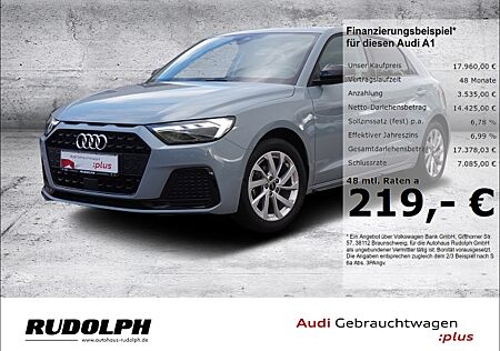 Audi A1 1.0 EU6d Sportback advanced 25 TFSI LED B & O Apple CarPlay