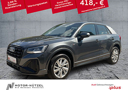 Audi Q2 35 TDI QU S-LINE LED+NAVI+ACC+LEDER+RFK+VC+18