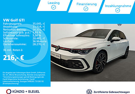 VW Golf VIII GTI 2.0 TSI DSG Matrix Navi Assistenz Kamera