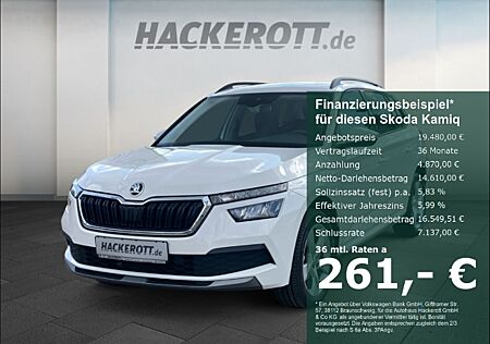 Skoda Kamiq 1.0 TSI Style PDC SmartLink Tempomat DAB