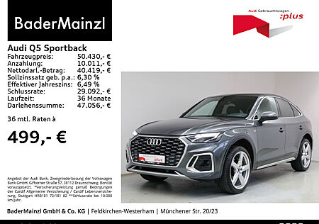 Audi Q5 Sportback 40 TDI quattro S line AHK Pano HUD